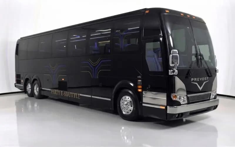 Black passenger coach