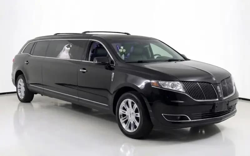 Black Lincoln MKT limousine