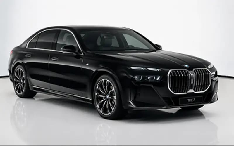 Black first class sedan