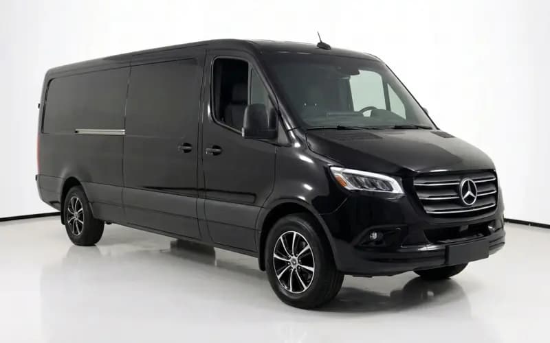 Black Mercedes Limo Sprinter