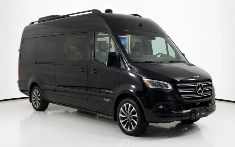 Black Mercedes Jet Sprinter