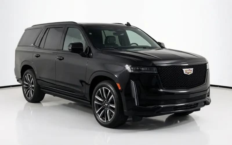 Black Cadillac Escalade SUV