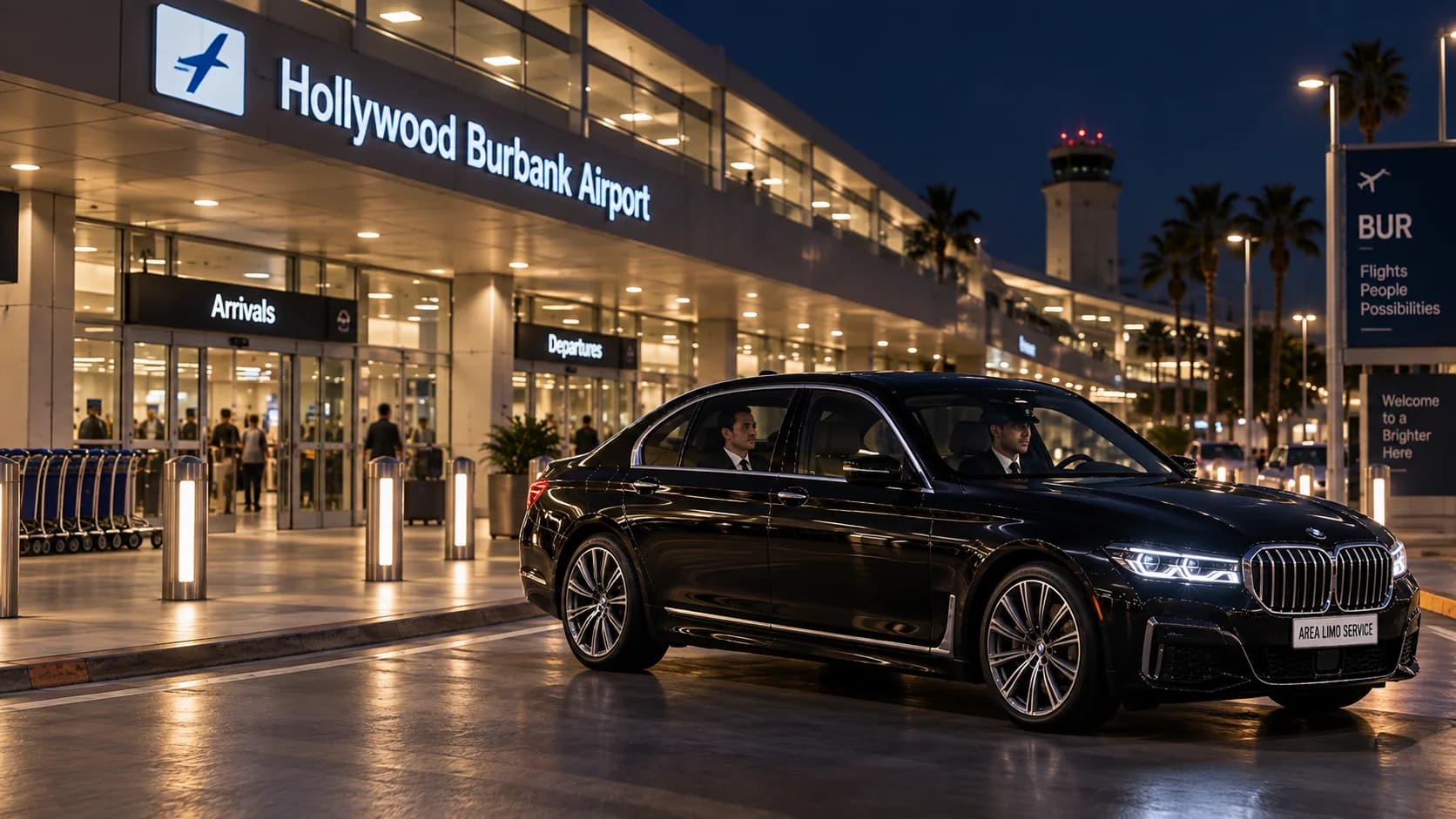 Professional chauffeur for Burbank Airport car service