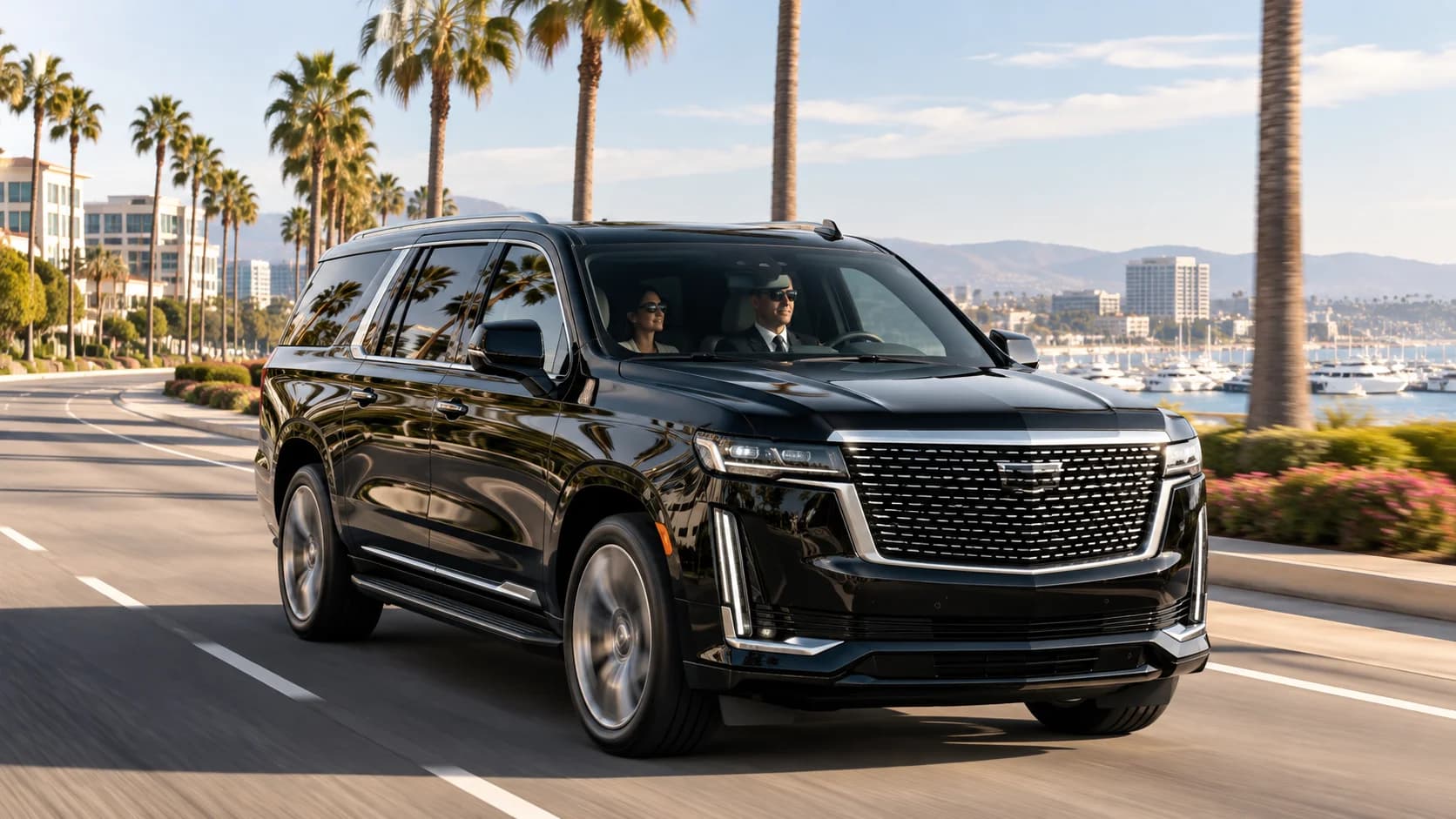 Professional chauffeur for John Wayne Airport car service