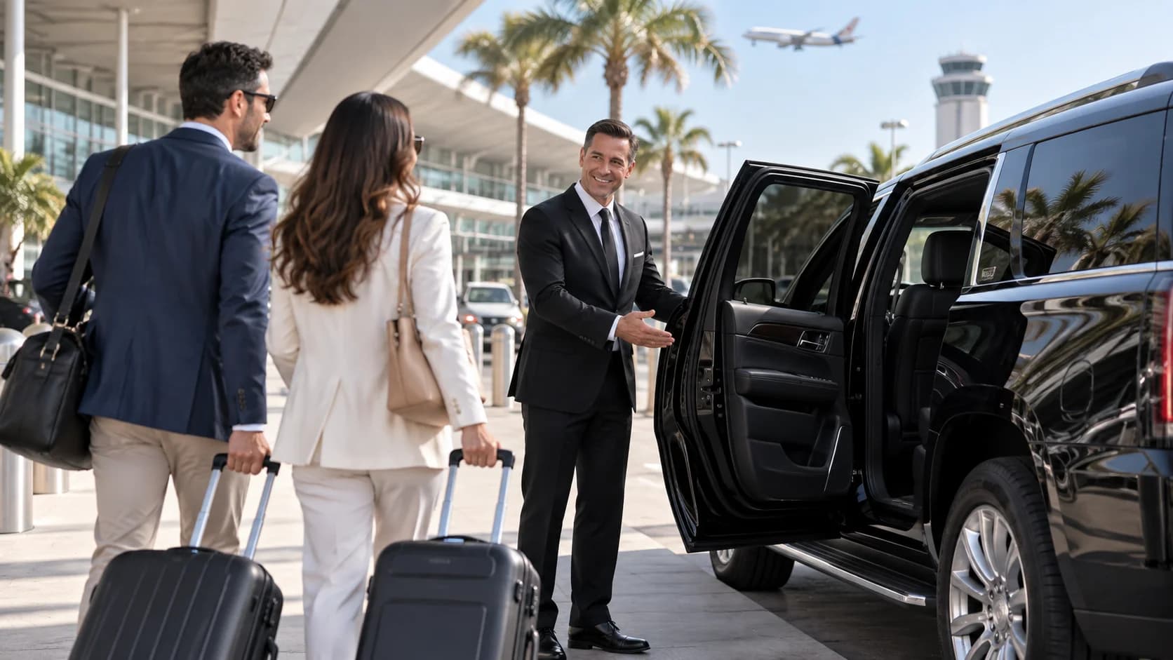 Luxury car service for John Wayne Airport transfers