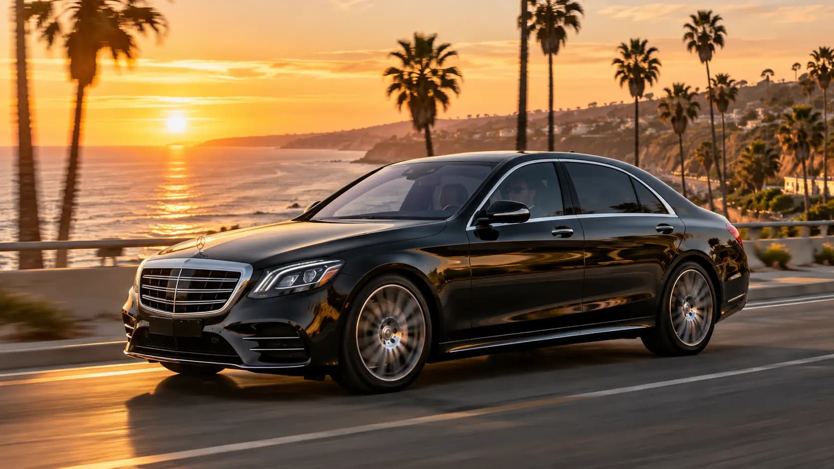 Luxury vehicle for LAX Airport transfers