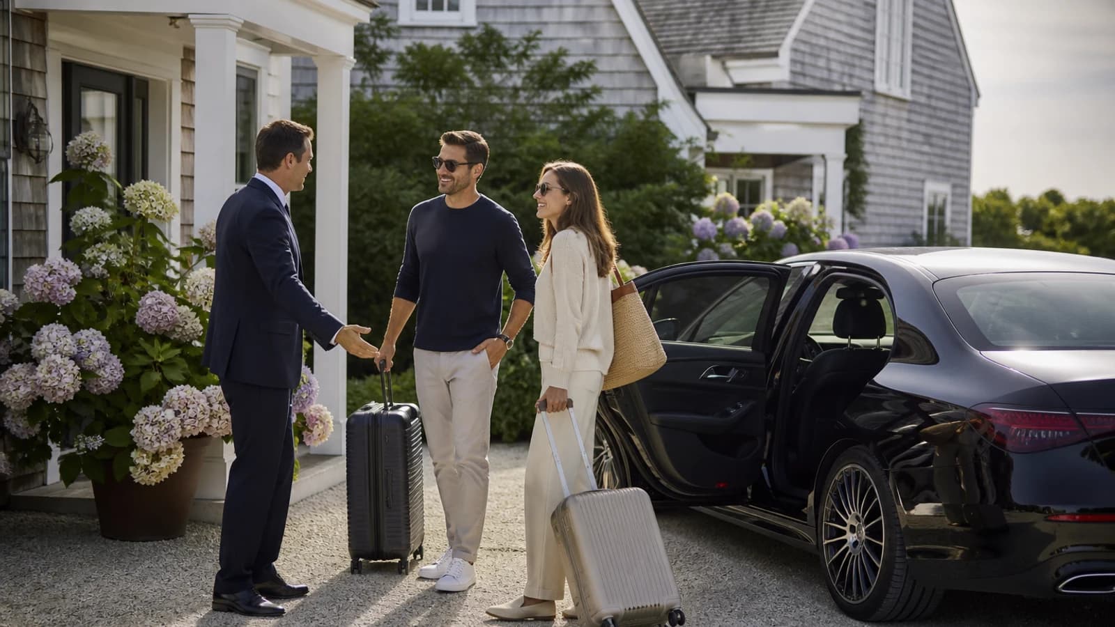 Professional chauffeur for visiting wineries car service